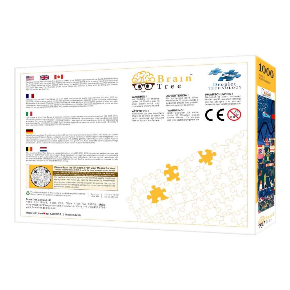 Brain Tree Puzzle Na jarmarku 1000 elementów - obrazek 6