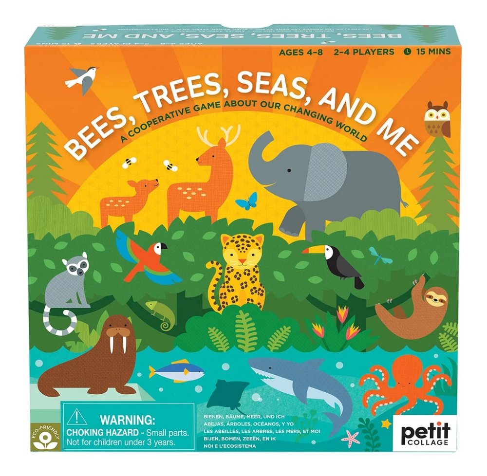 Petit Collage Juego Abejas, árboles, mar y yo