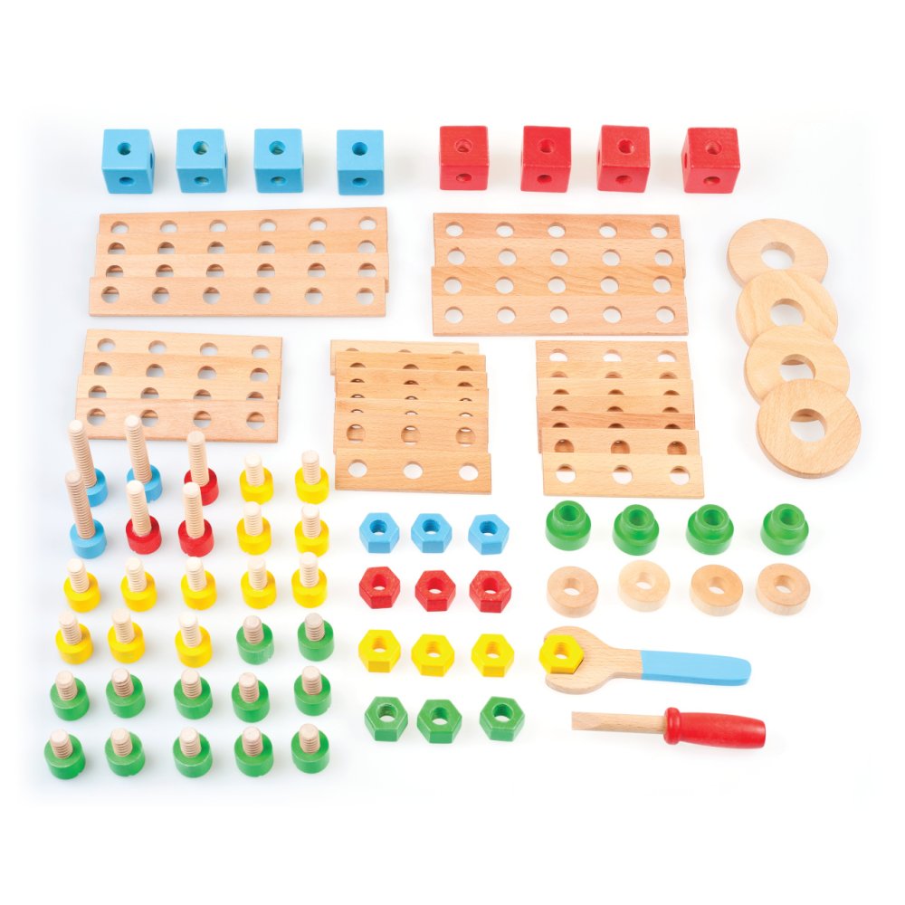 Tidlo Jeu de construction pliable en bois – Image 3