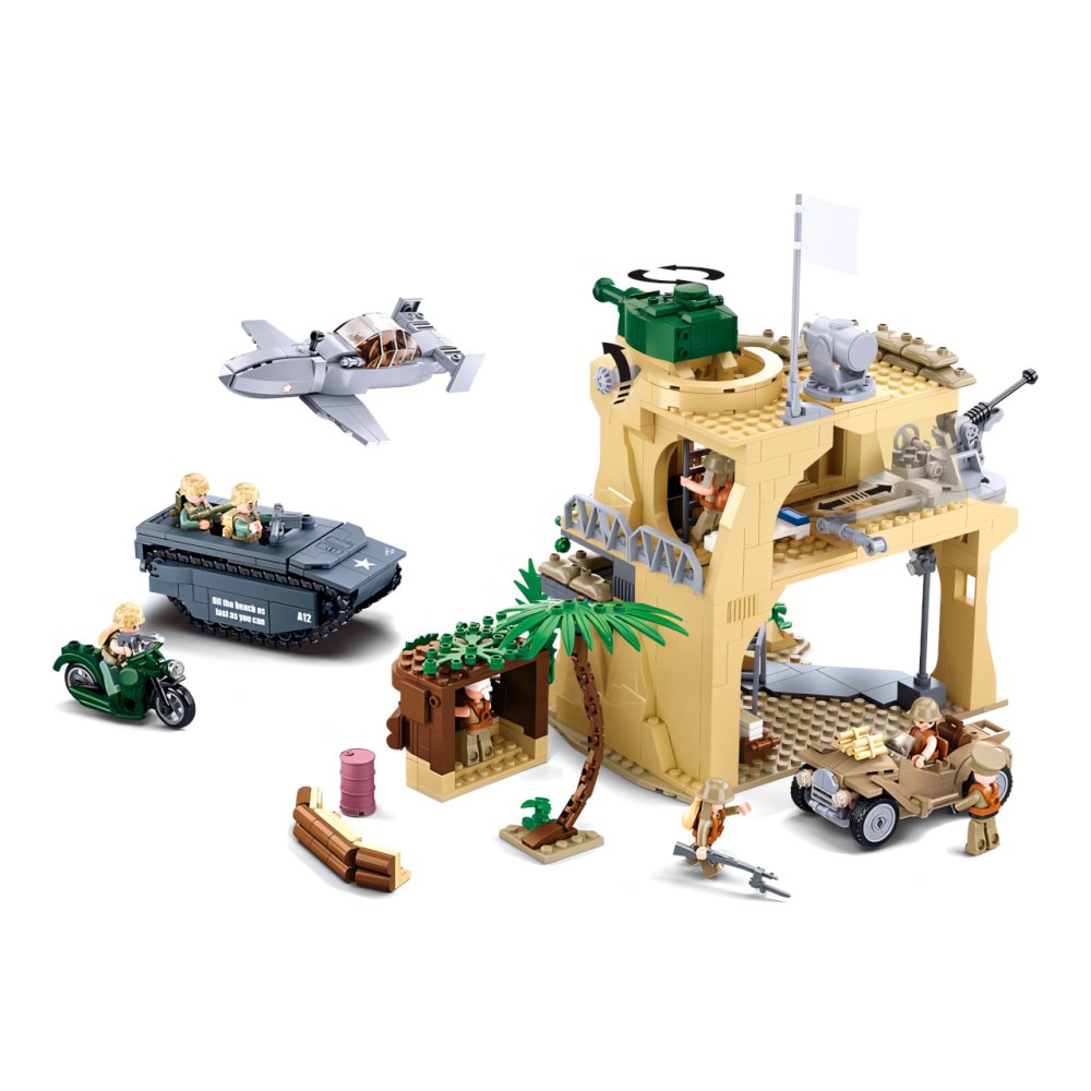 Sluban Army WW2 M38-B1111 Batalla de Iwo Jima - Imagen 2