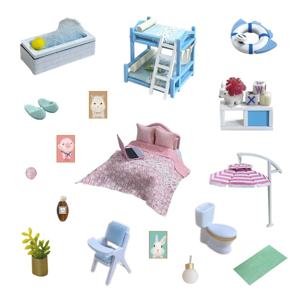 2Kids Toys miniatura della casa delle bambole Castello delle fiabe - immagine 5