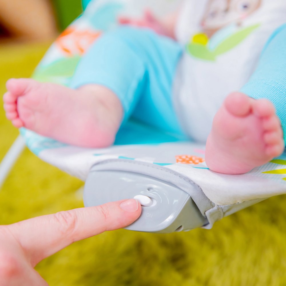 BRIGHT STARTS Sdraietta Vibrante Rainforest Vibes™ 0m+ fino a 9kg - immagine 3