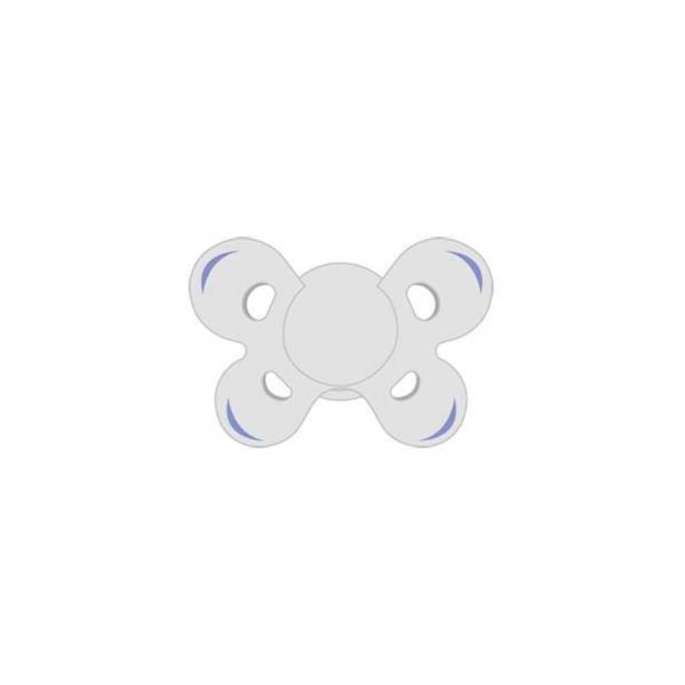 CHICCO Sucette Physio Comfort Silicone 6-16m garçon - pois/ours 2 pcs – Image 4