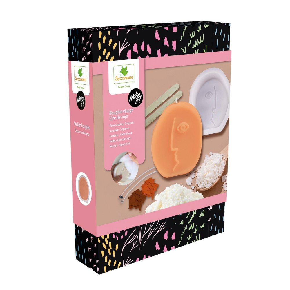 Make it! - Kerzen aus Sojawachs - Gesichter