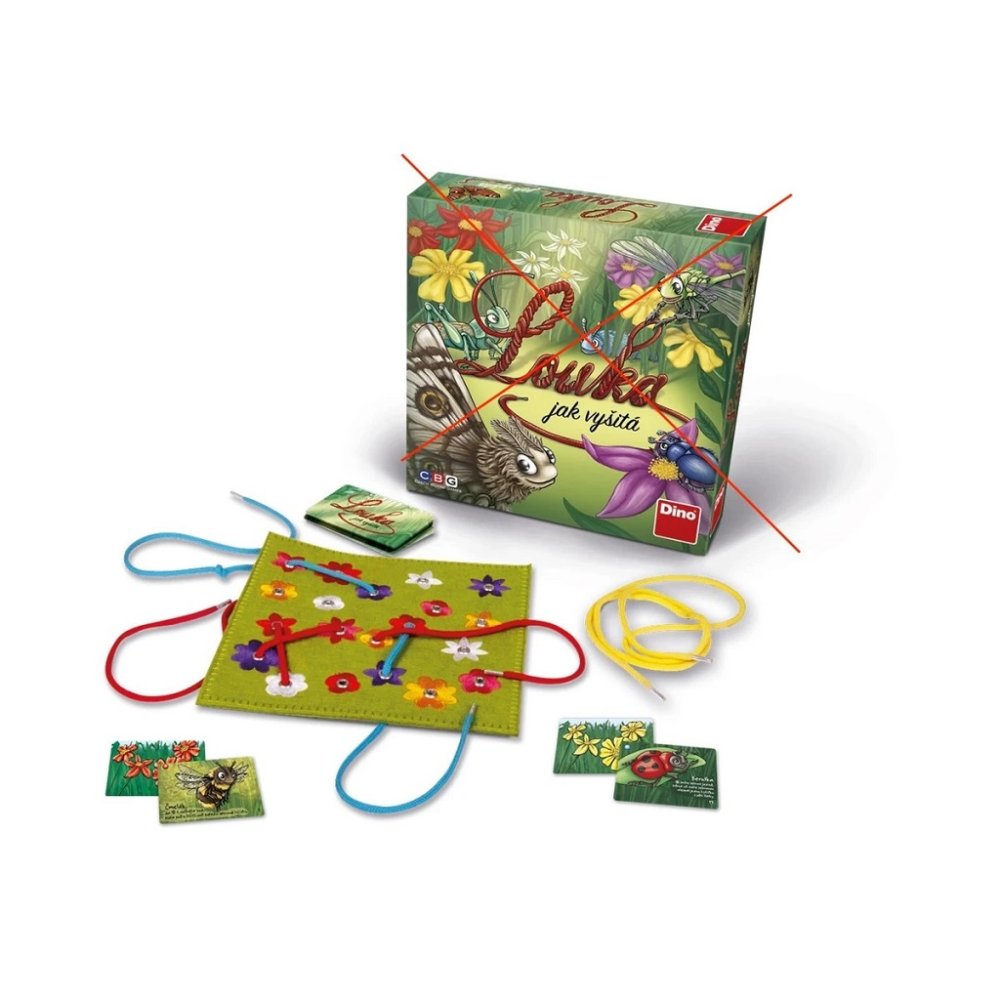 Dino Juego Pradera como bordada - Imagen 5