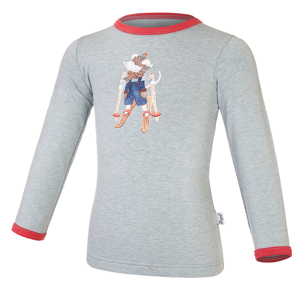 T-shirt toboggan image DR Outlast® - lichen chiné 86