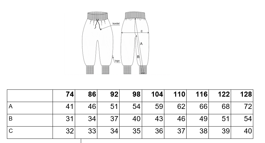 Trainingshose - dunkelblau Muster 92 – Bild 5