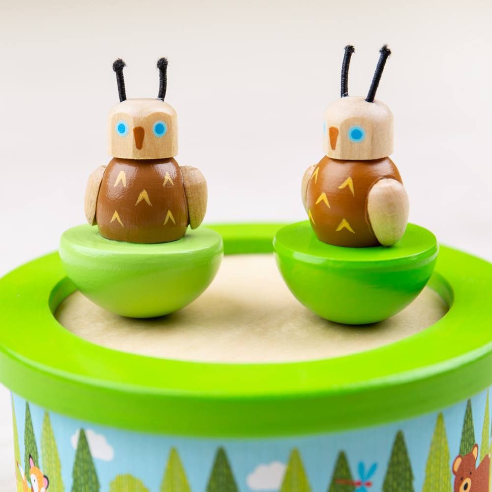 Bigjigs Toys Dřevěná hrací skříňka woodland (obrázek 3)