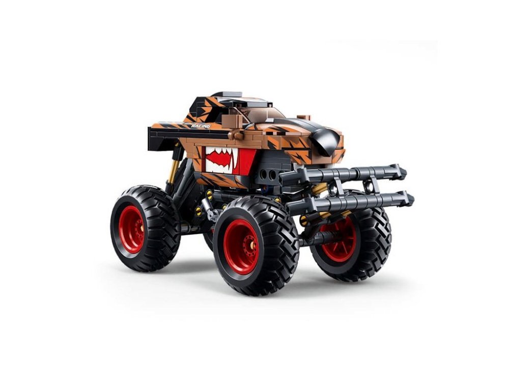 Sluban Power Bricks Natahovací Oranžovo-černý závodní Off-road (obrázek 3)