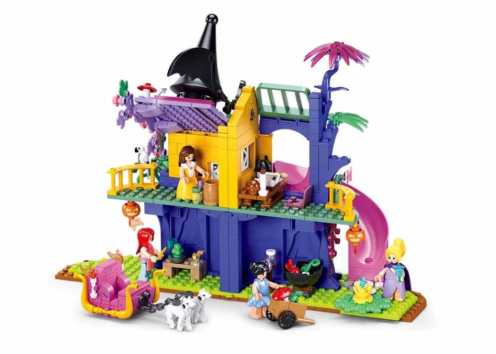 Sluban Girls Dream Čarodějky M38-B1057 Kouzelný stromový dům (obrázek 2)