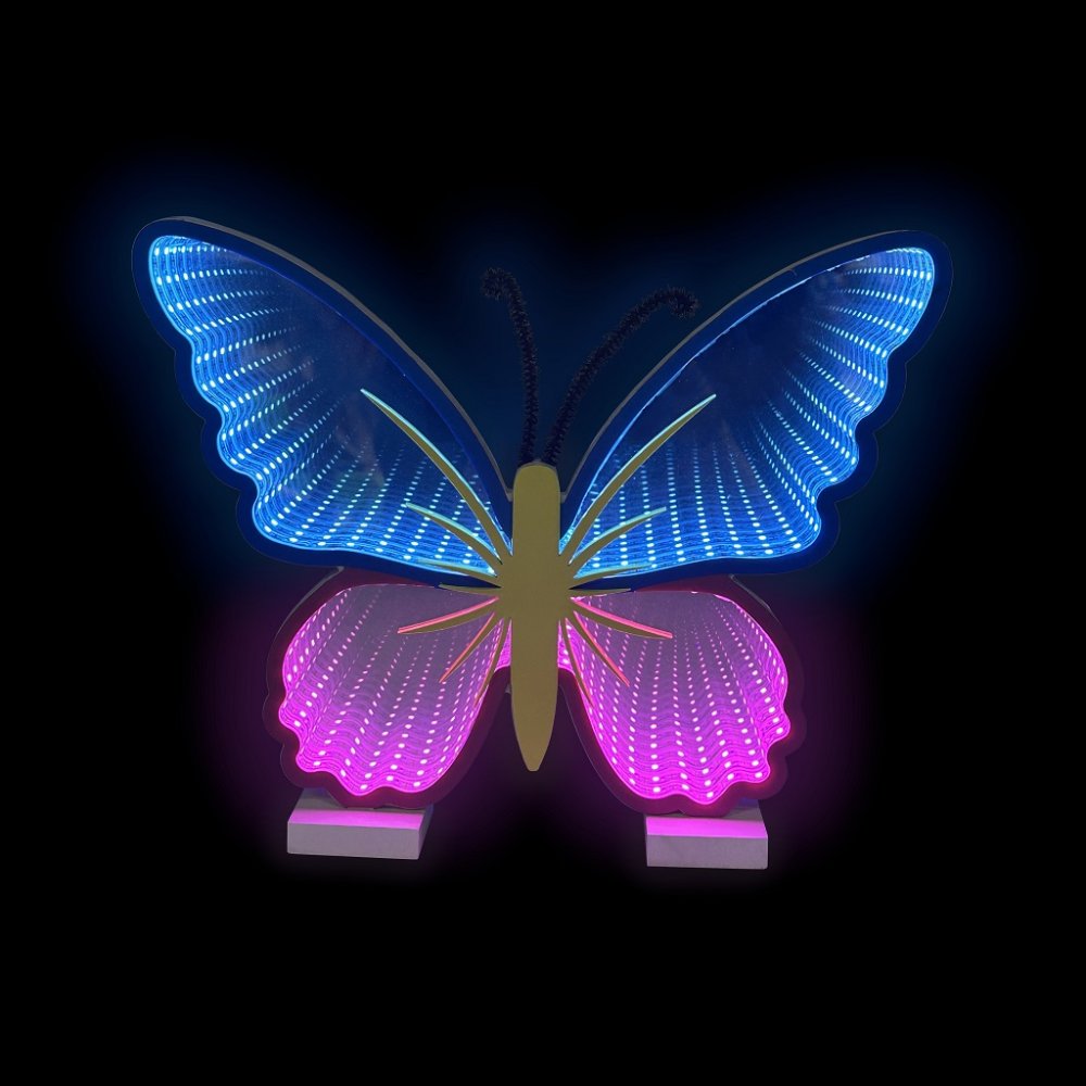 2Kids Toys LED NEON LIGHT lampička Motýl