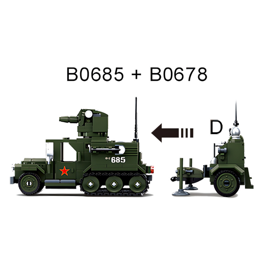 Sluban WWII M38-B0678D 4into1 Detektor min (obrázek 3)