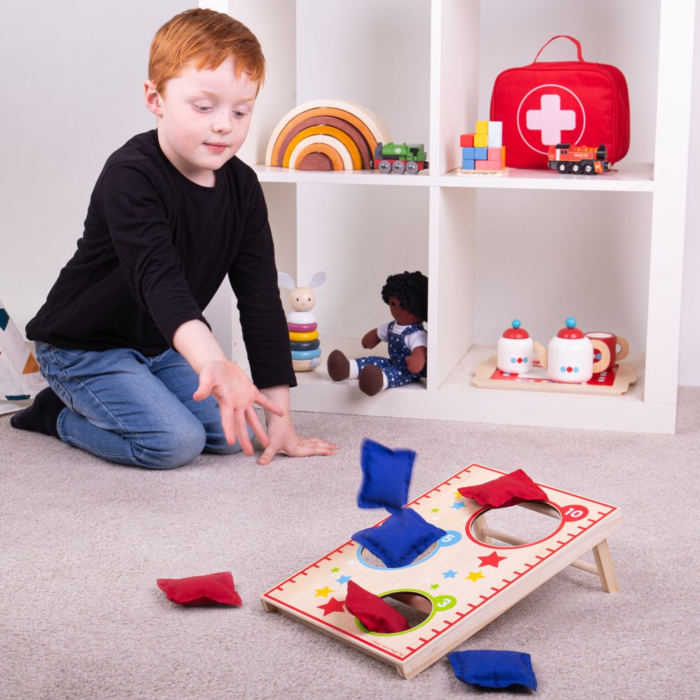 Bigjigs Toys Hra házení polštářky (obrázek 4)
