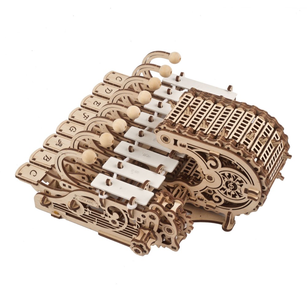 Ugears 3D dřevěné mechanické puzzle Programovatelná celesta (obrázek 8)