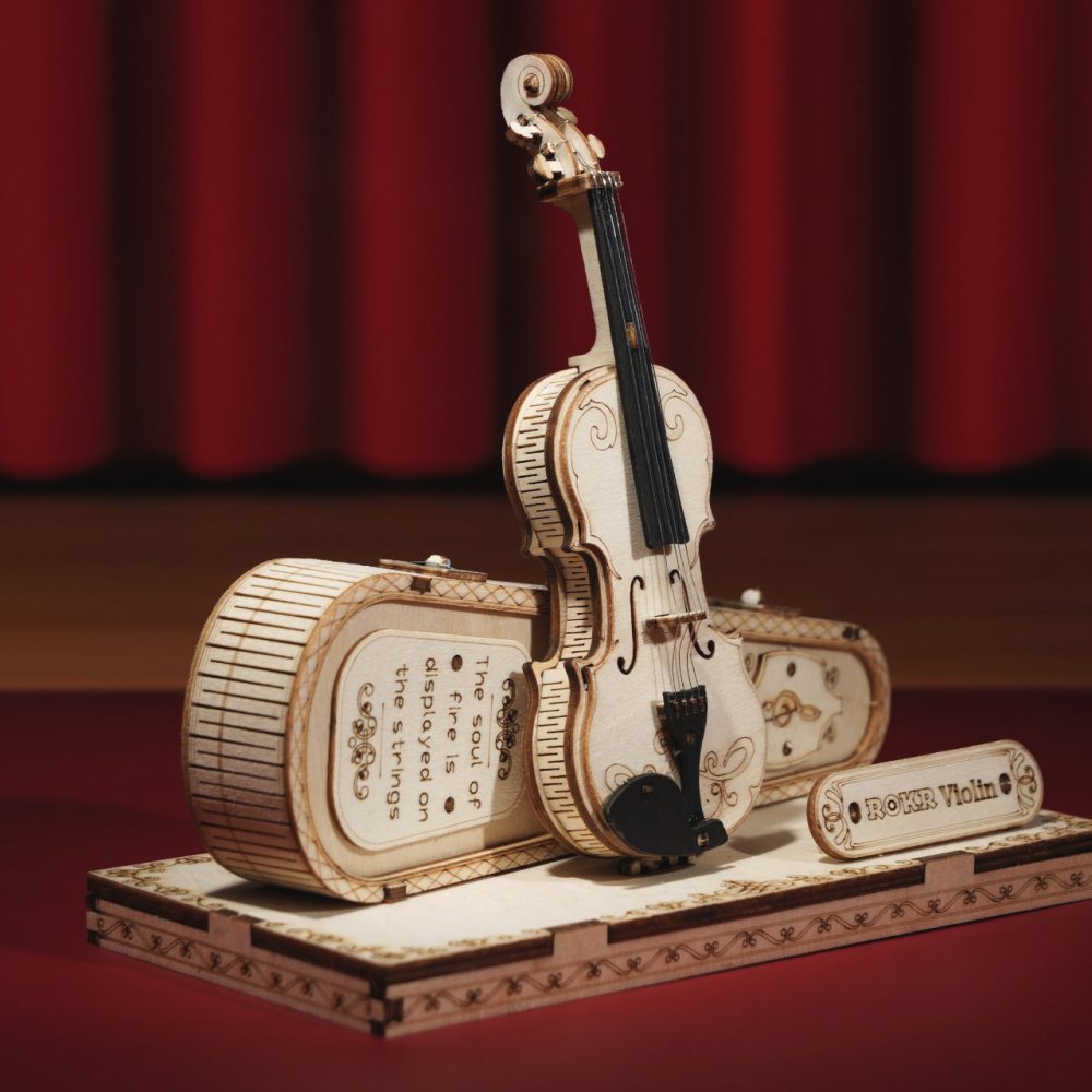 RoboTime 3D dřevěná skládačka Viola (obrázek 9)