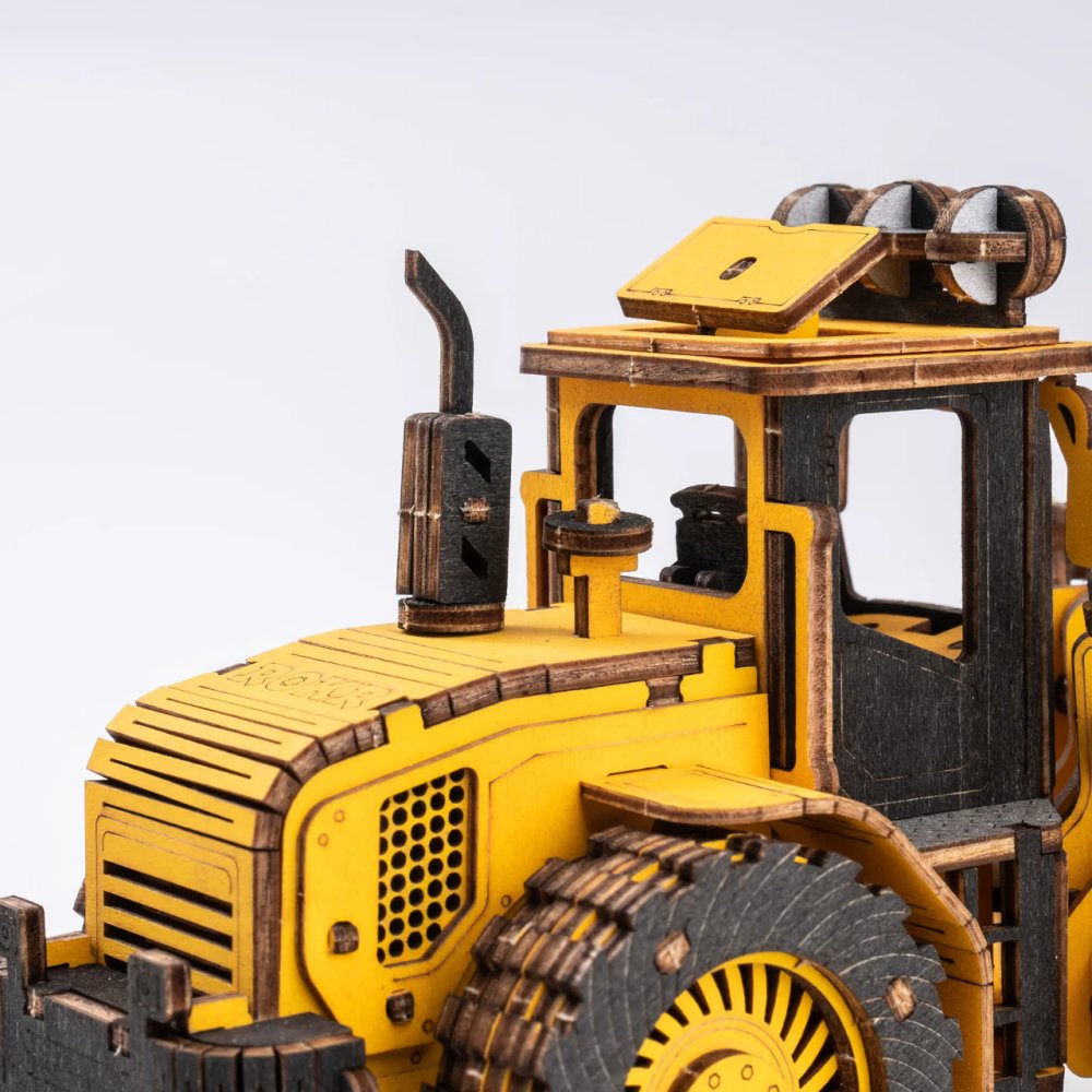 RoboTime 3D dřevěná mechanická skládačka Nakladač (obrázek 9)