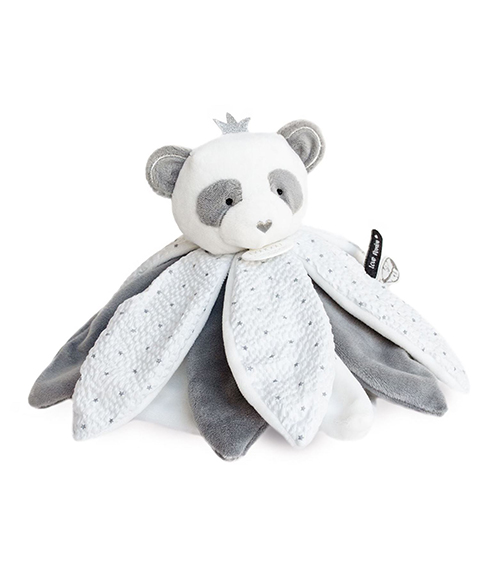 Doudou Dárková sada - plyšový muchláček panda 26 cm (obrázek 5)