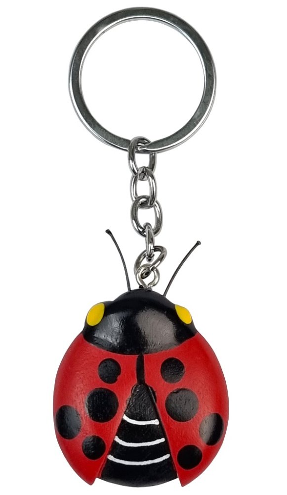 2Kids Toys Dřevěná klíčenka velká Beruška
