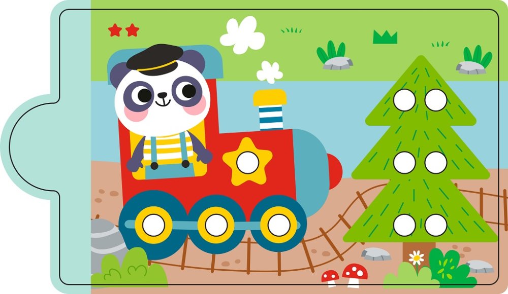 2Kids Toys Magnetická hra Třídění barev s dinosaurem (obrázek 5)