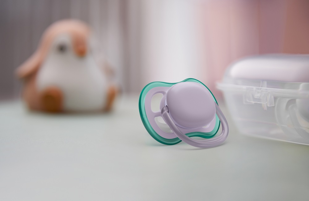 Philips AVENT Smoczek Ultra Neutralny Dla Powietrza 0-6m Dziewczynka Fioletowy, 2 Szt