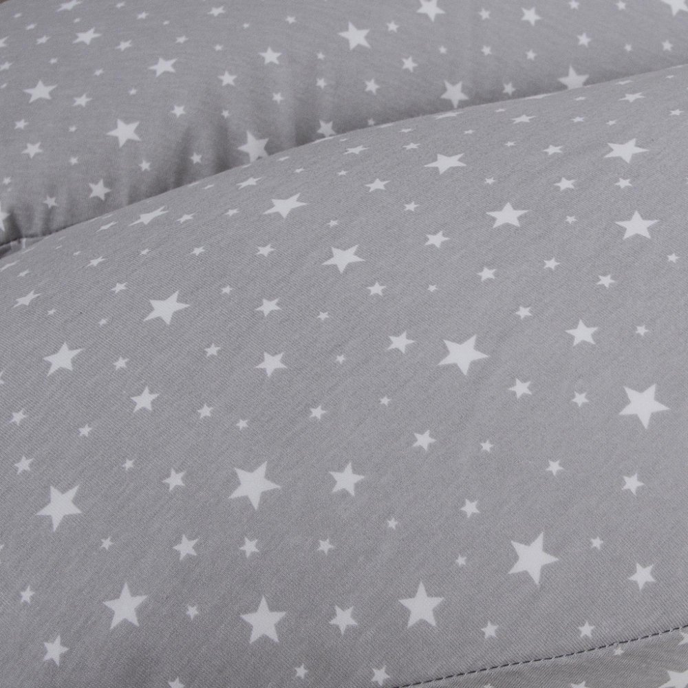 CEBA Nursing Pillow Cebuška PHYSIO Multi Jersey Gray Stars 190 Cm