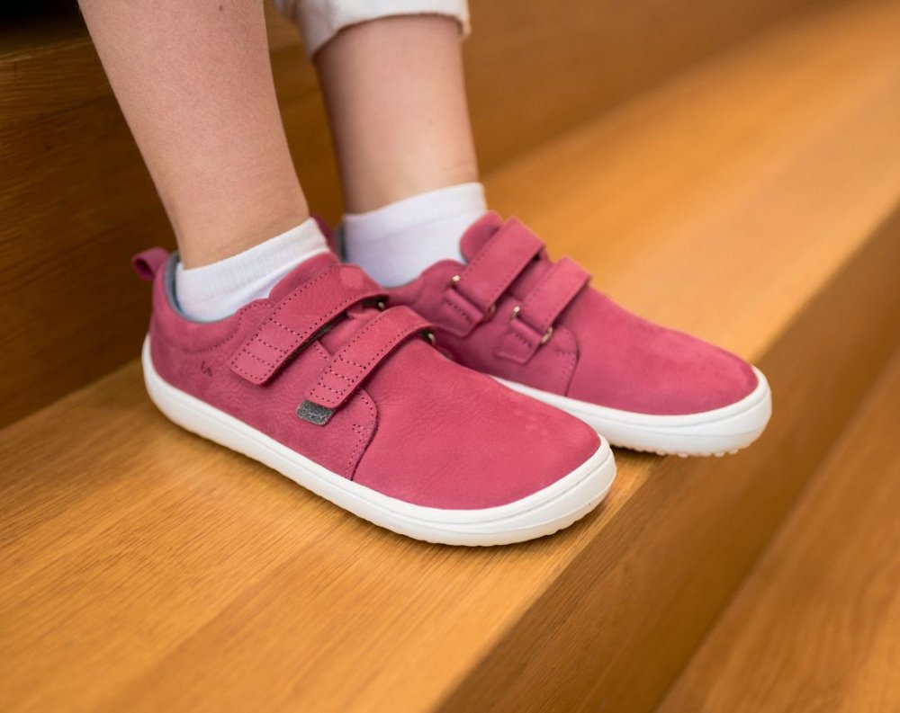 Kinderschoenen Op Blote Voeten Be Lenka Jolly - Framboos 25 Red