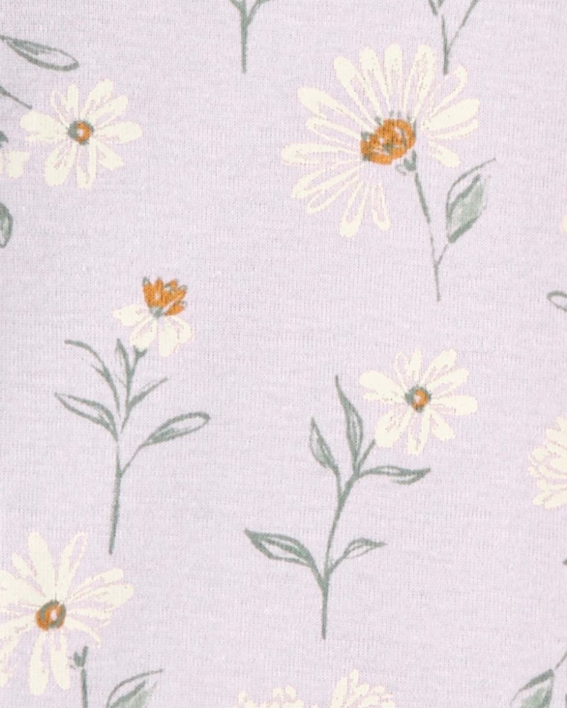 Body CARTER'S à manches longues violet/vert floral fille 4 pièces 12 m/taille. 80 – Image 6