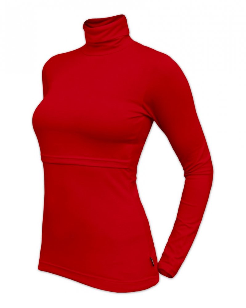 Still-Rollkragenpullover Kateřina, rot L/XL