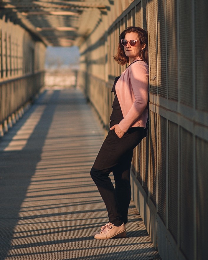 Pantaloni da tuta da donna, pantaloni da tuta Karin, nero 46 - immagine 5