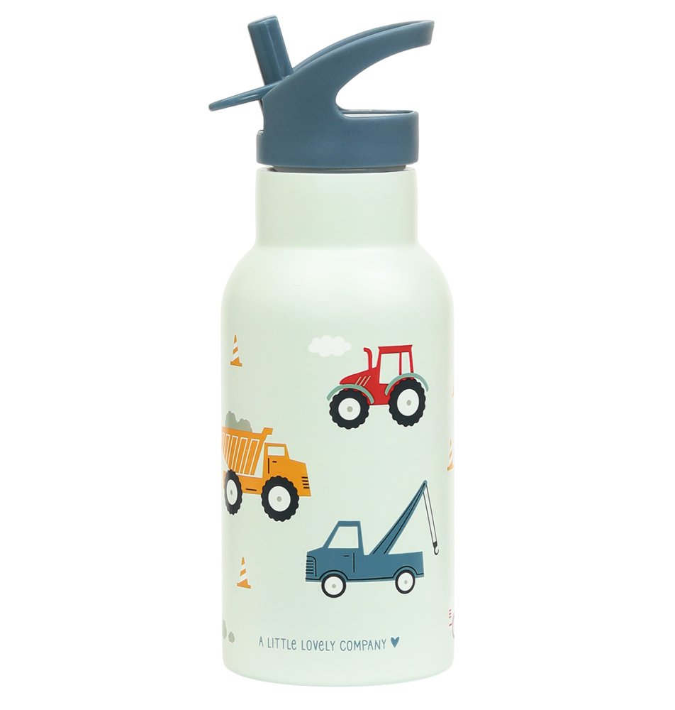 A Little Lovely Company - Borraccia in acciaio inox, 350 ml - veicoli - immagine 3