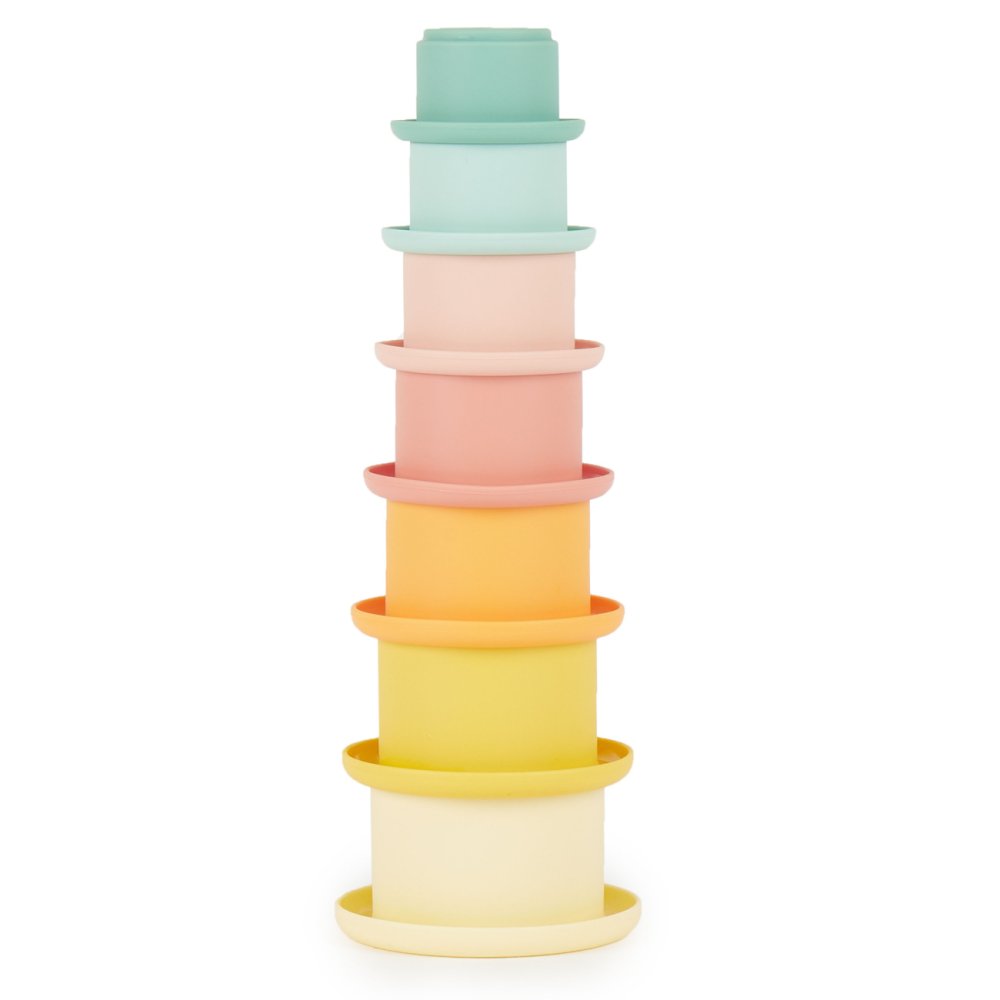 Bieco - Gobelets empilables en silicone - Tropical Vibes – Image 4