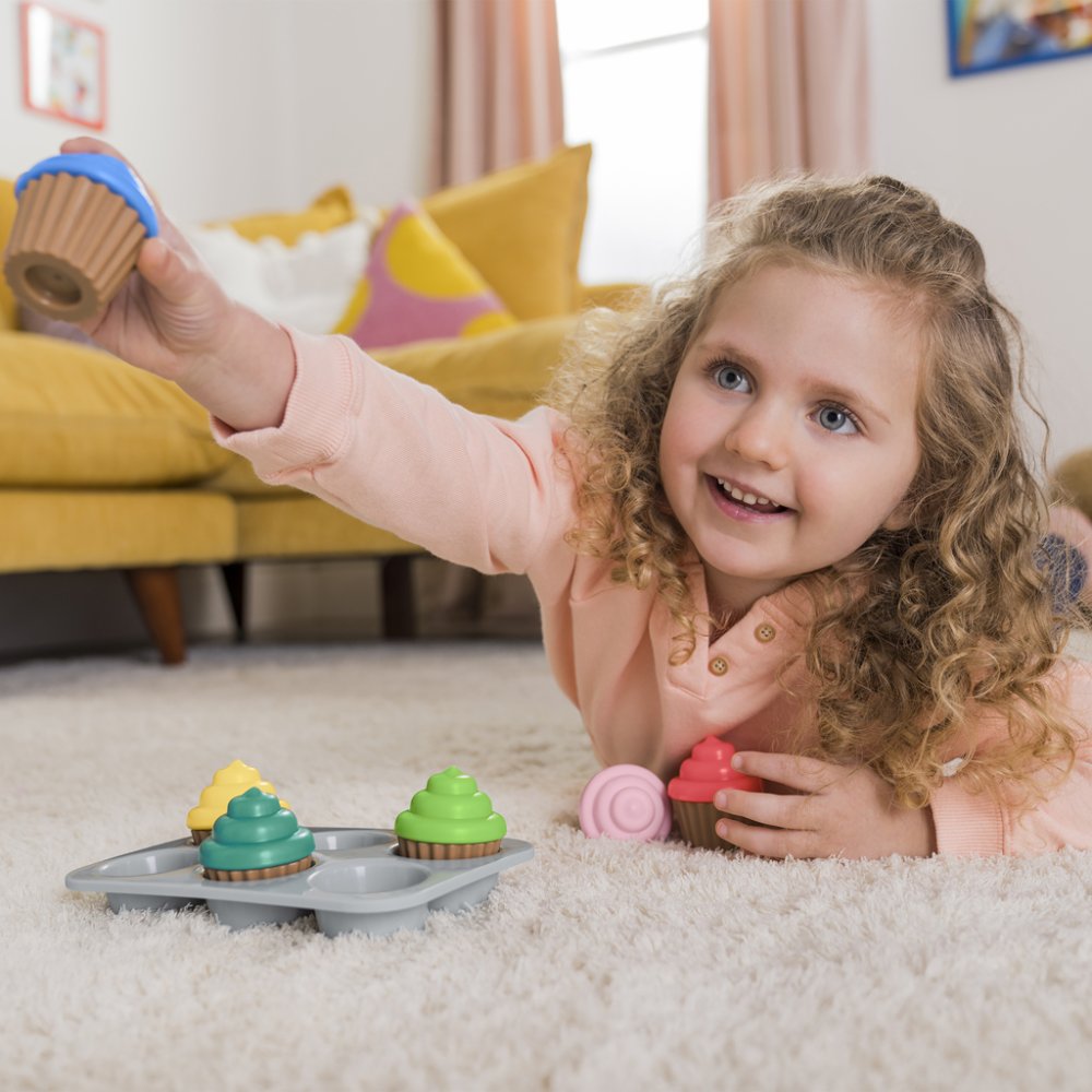 BRIGHT STARTS Gioco Incastro Cupcakes, 3m+ - immagine 7