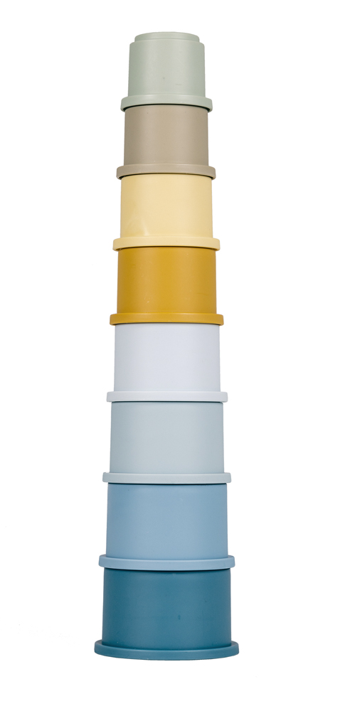 LITTLE DUTCH Kelímky stohovací Blue (obrázek 5)