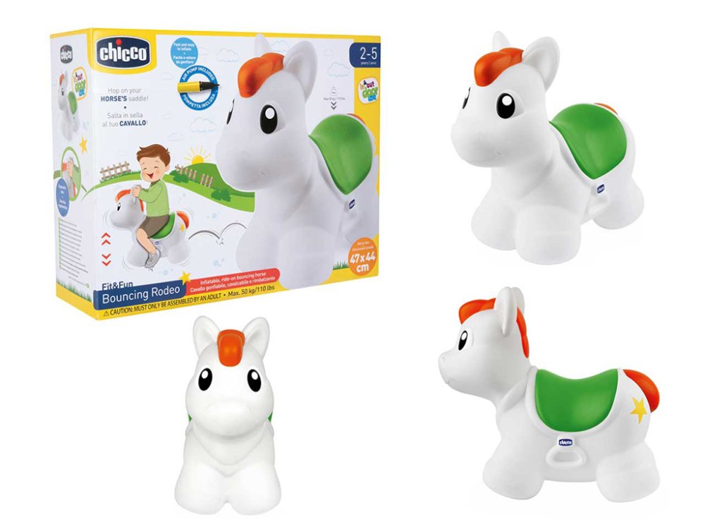 CHICCO Cavalcabile gonfiabile Rodeo 24m+ - immagine 5