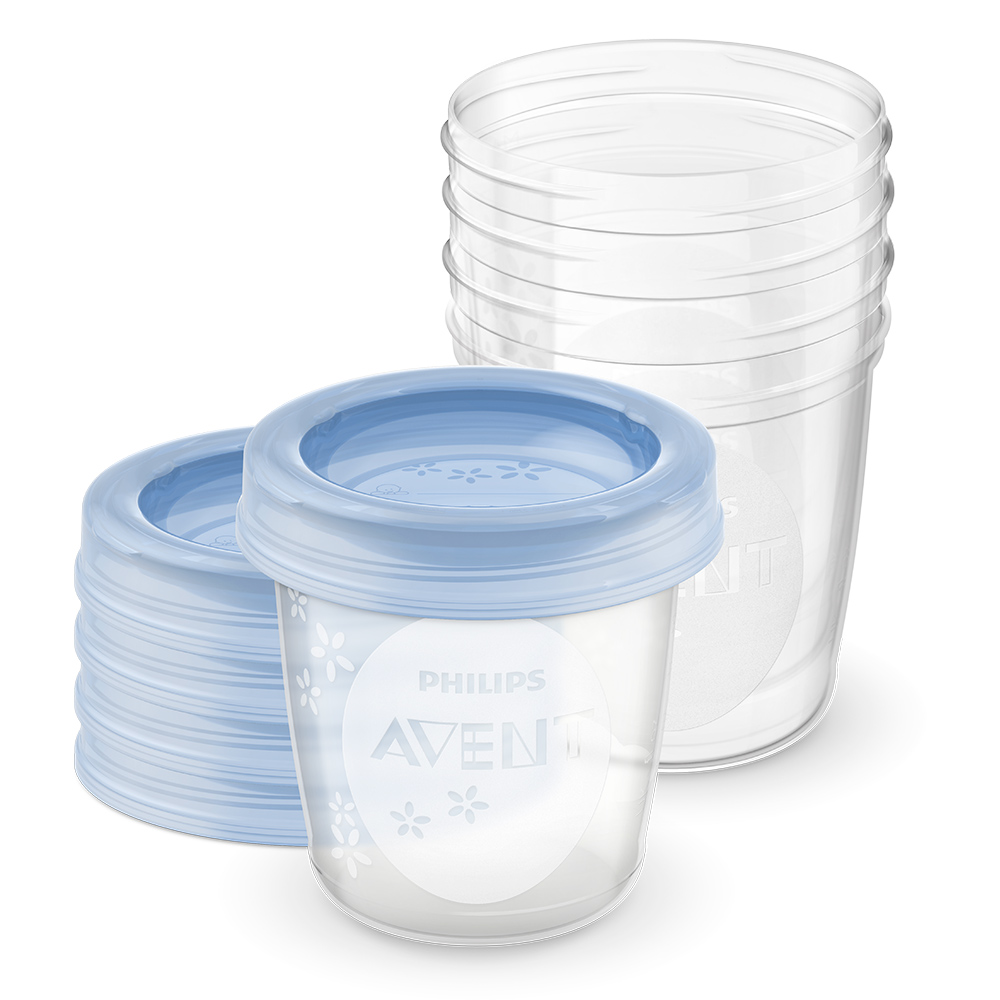 Gobelets Philips AVENT VIA avec couvercles 180 ml, 5 pièces