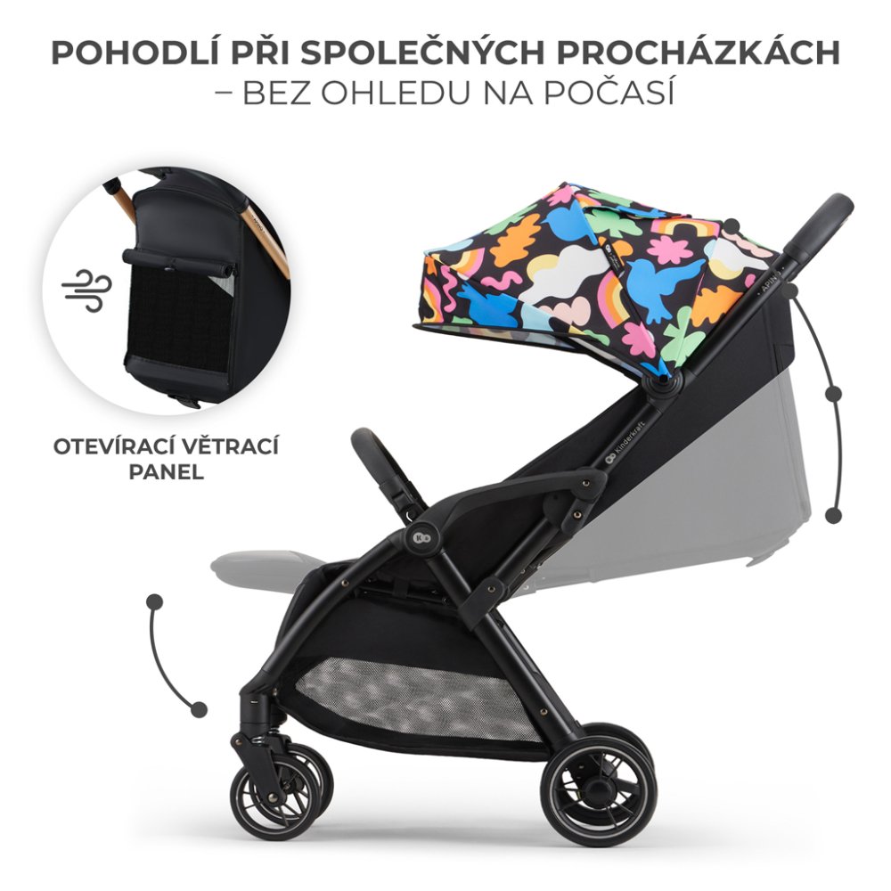 Poussette sport KINDERKRAFT Apino Happy shapes – Image 7