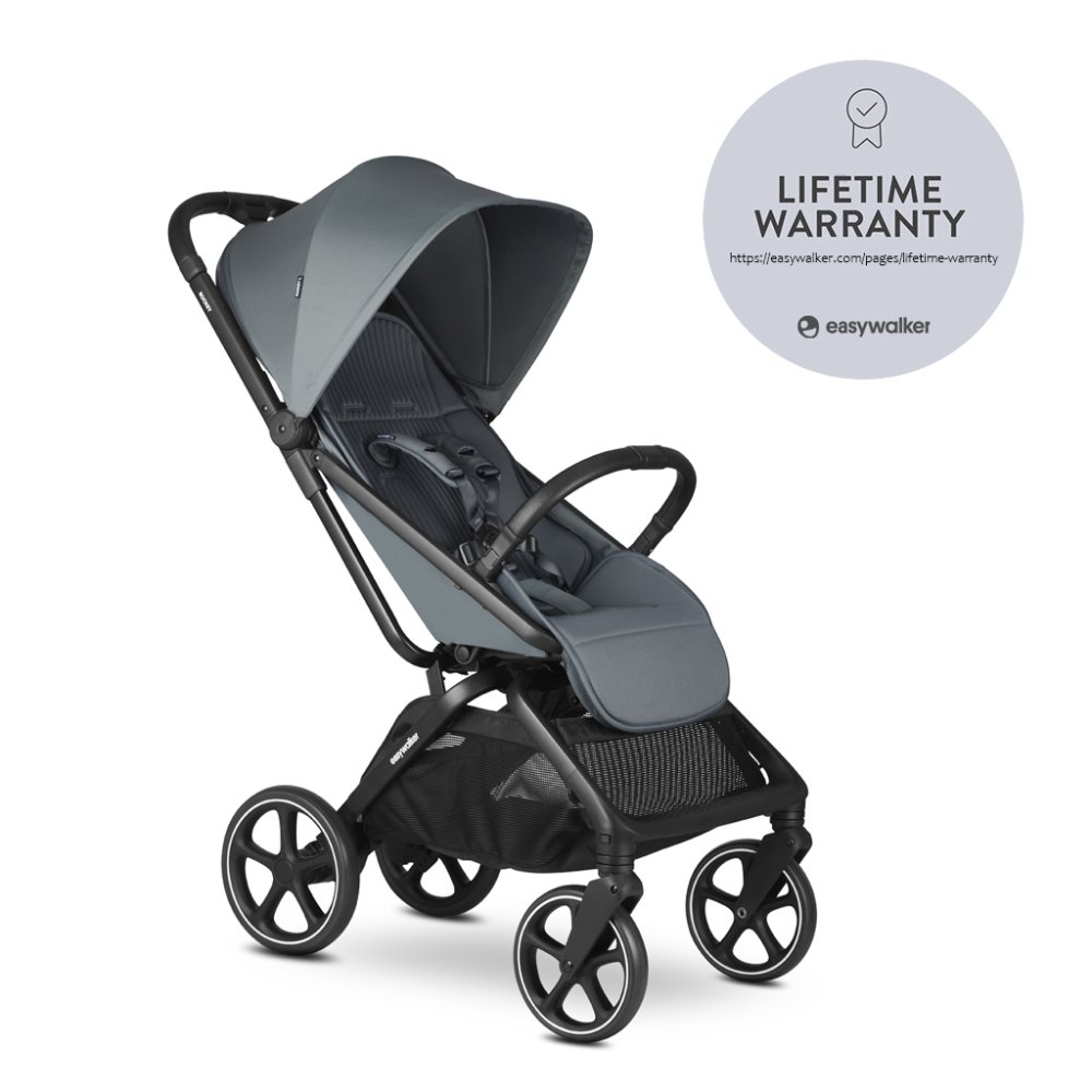 EASYWALKER Wózek spacerowy Rockey L Smooth Grey