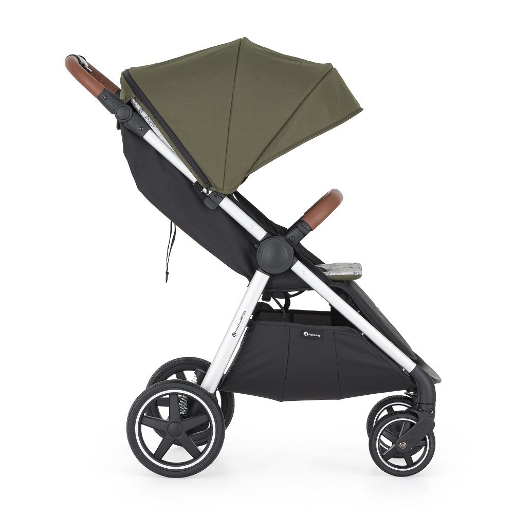PETITE&MARS Wózek spacerowy Royal3 Silver Mature Olive - obrazek 4