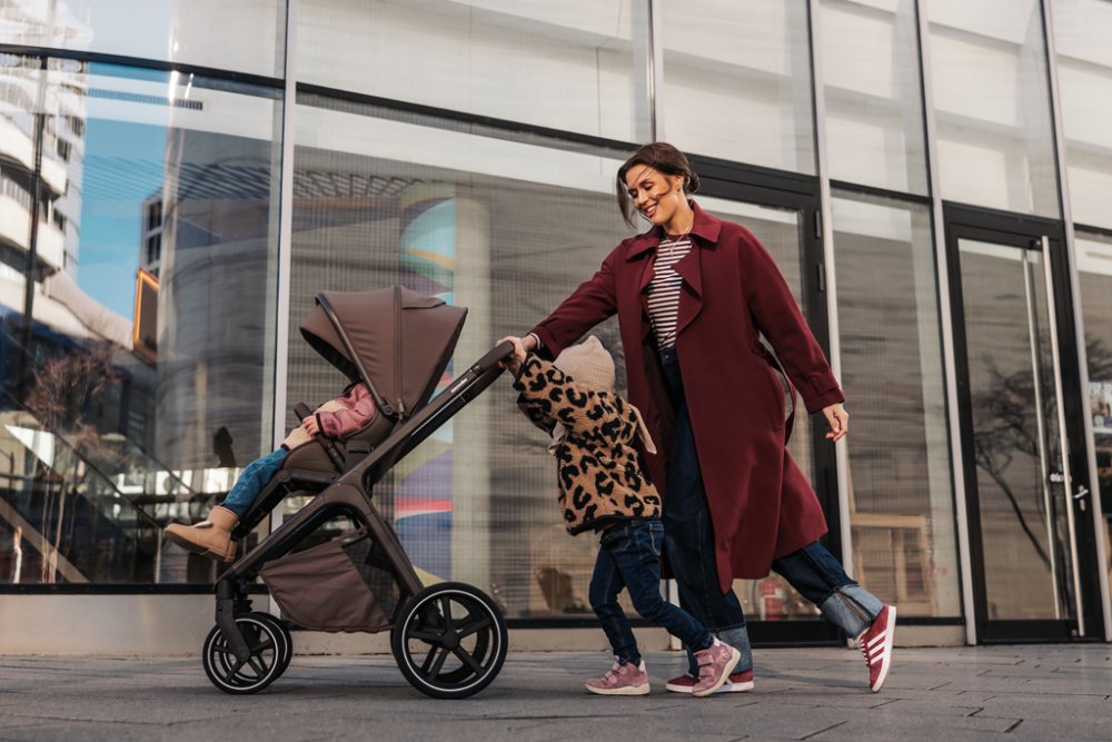 Poussette combinée EASYWALKER Zoey Almond Taupe + CYBEX Aton B2 i-Size + base – Image 6