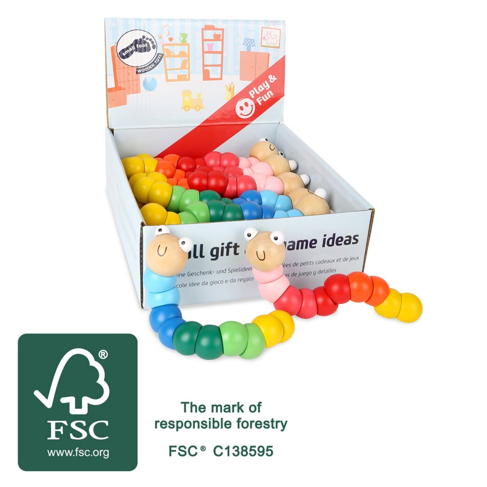 small foot Chenille flexible petit 1 pc