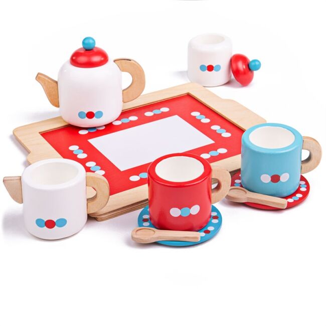 Juego de té de lunares Bigjigs Toys