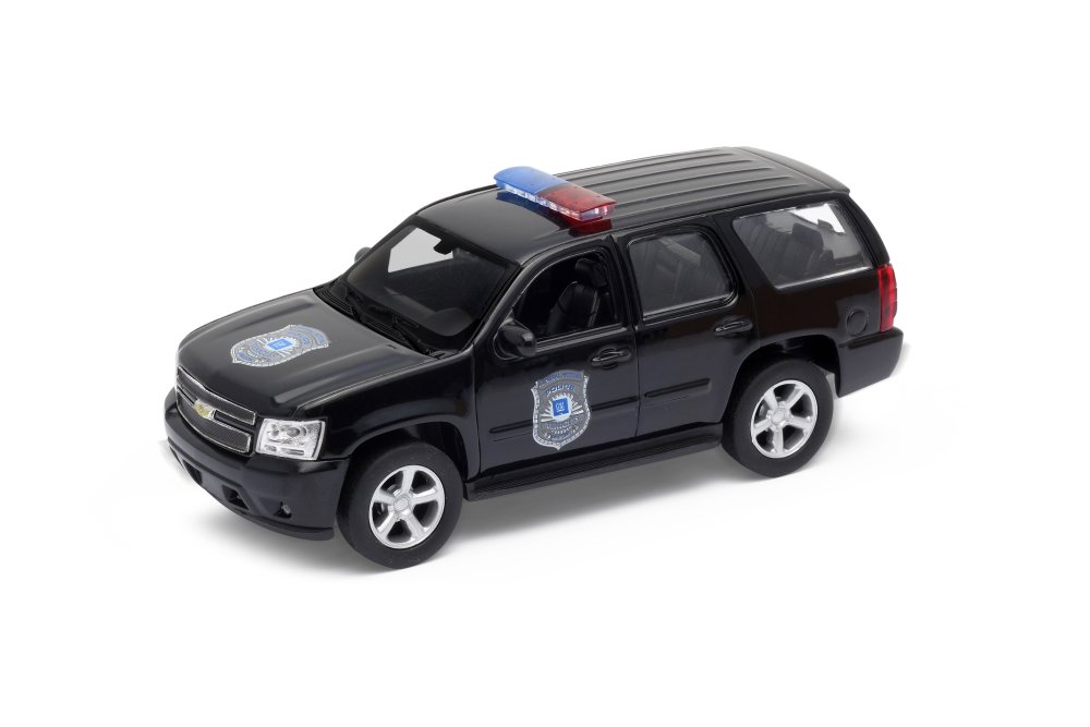Welly Chevrolet Tahoe 07 POLIZEI 1:34 schwarz