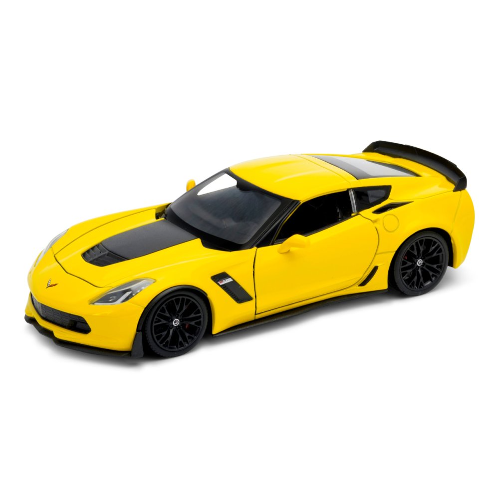 Welly Chevrolet Corvette Z06 (2017) 1:24 amarillo