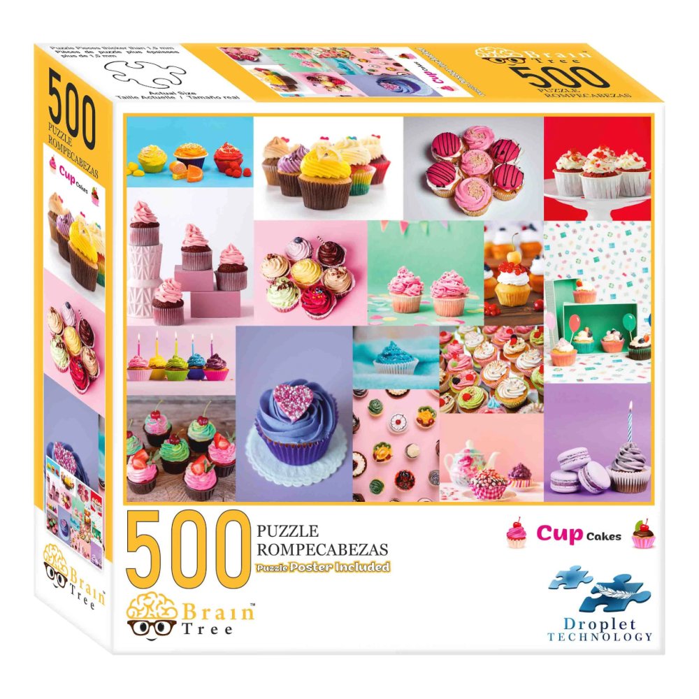 Brain Tree Puzzle Babeczki Cupcakes 500 elementów