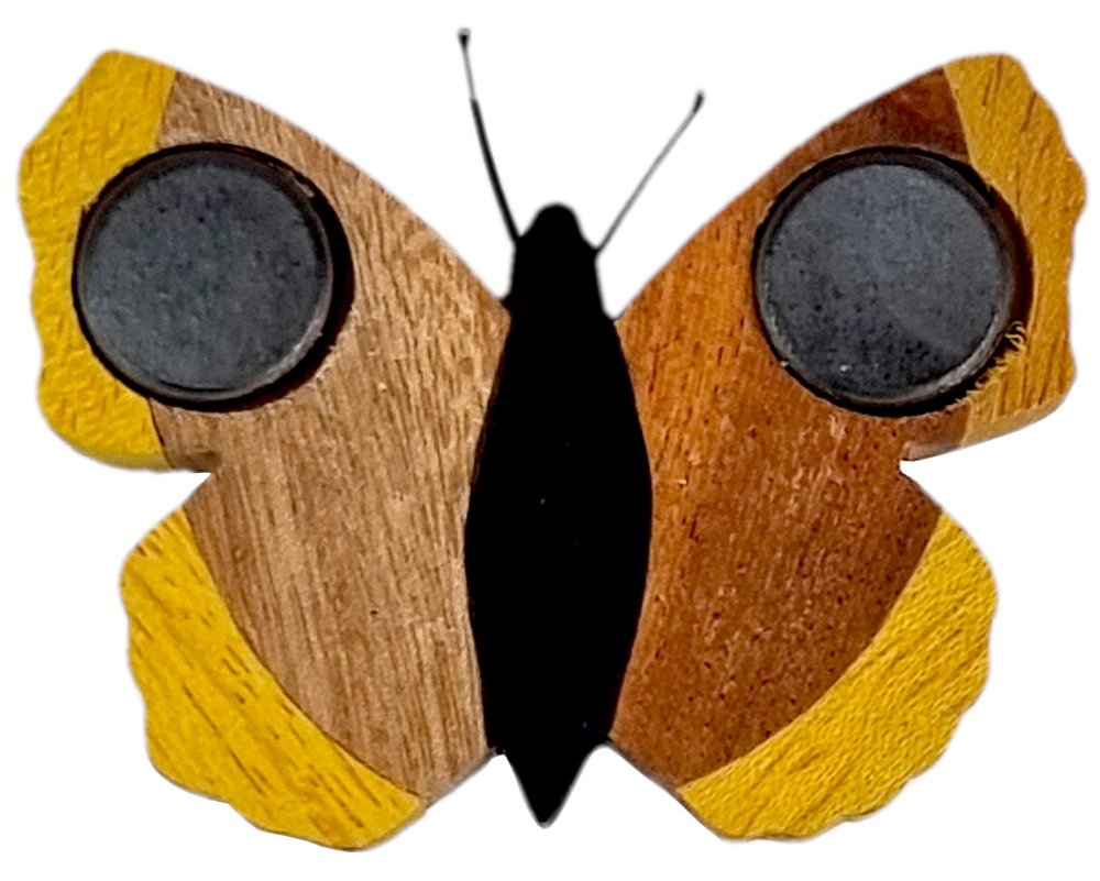 2Kids Toys Imán de madera grande Mariposa - Imagen 4