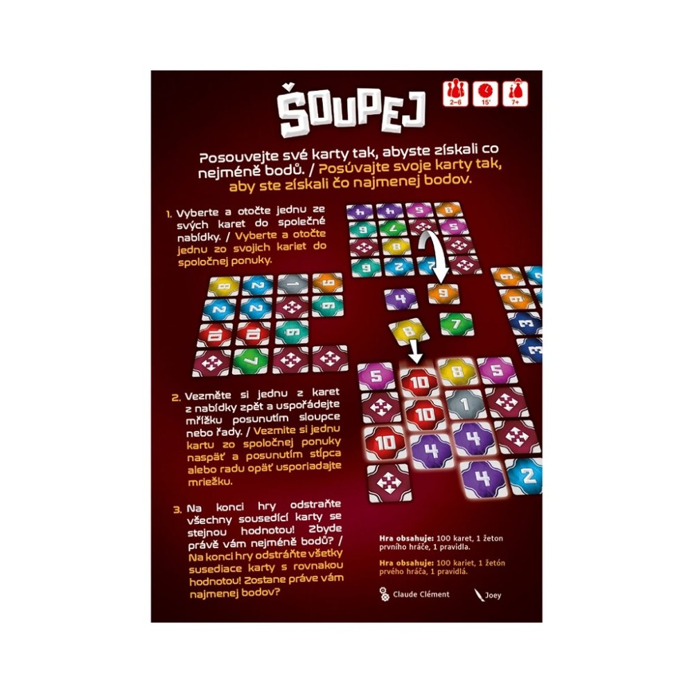 Dino Jeu de cartes Šoupej – Image 6