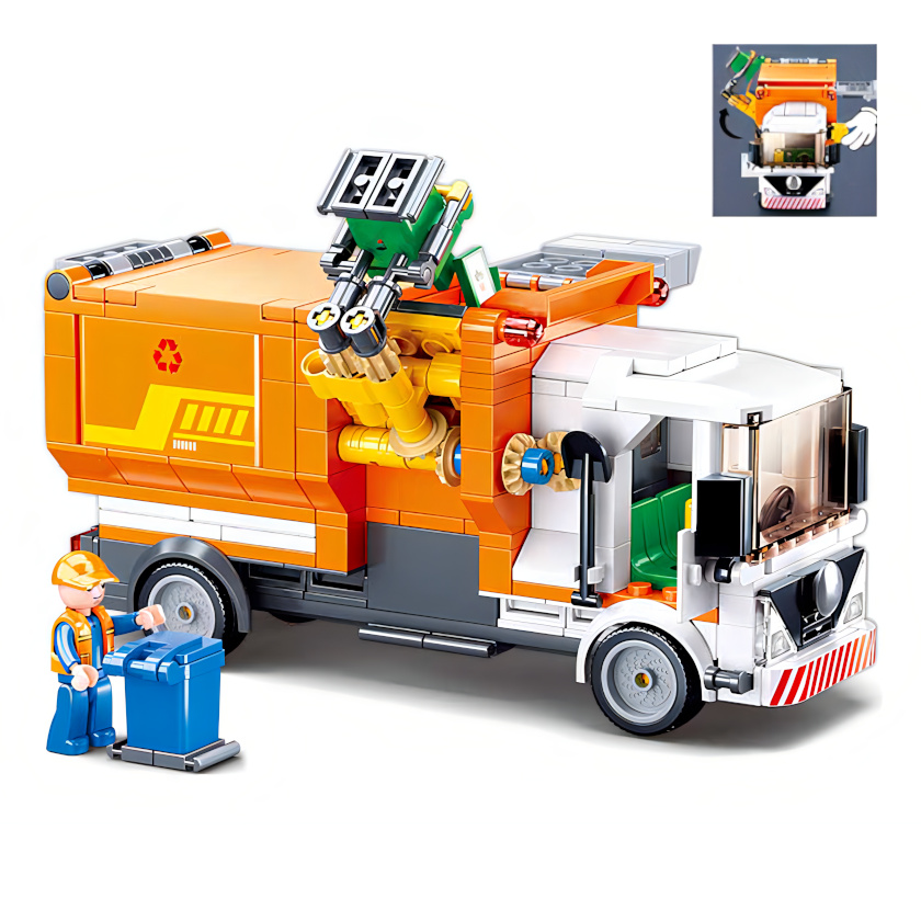 Sluban Town M38-B1066 Camion dei rifiuti