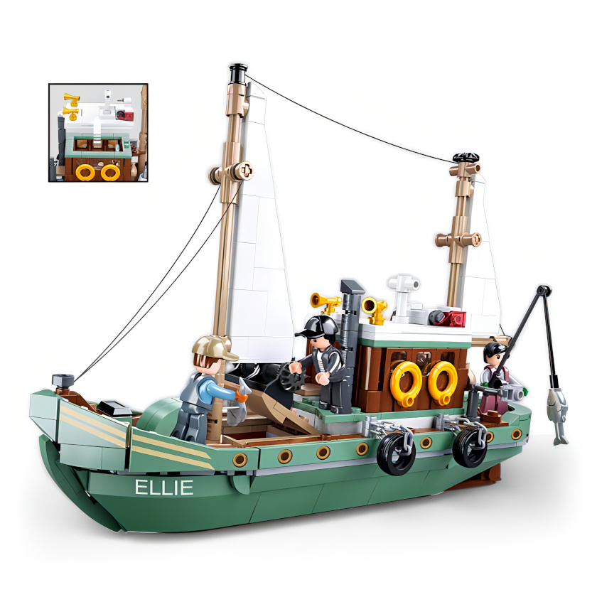 Sluban ModelBricks M38-B1119 Bateau de pêche Ellie