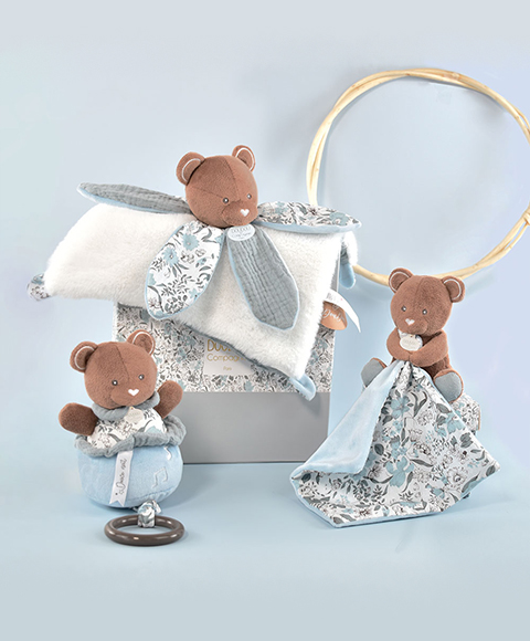 Coffret cadeau Doudou - ours en peluche et couverture – Image 5