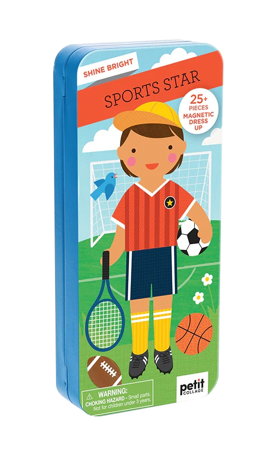 Petit Collage Puzzle Magnetico Atleta